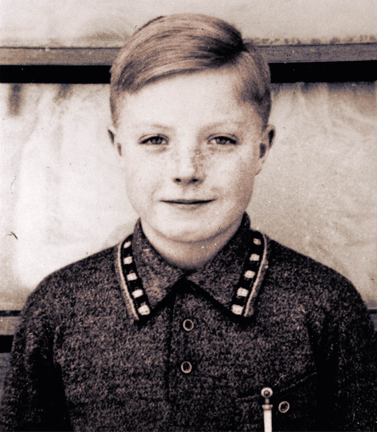 Berthold Mewes as a young boy.