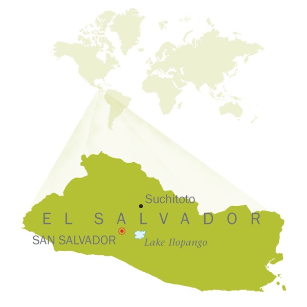 A map of El Salvador