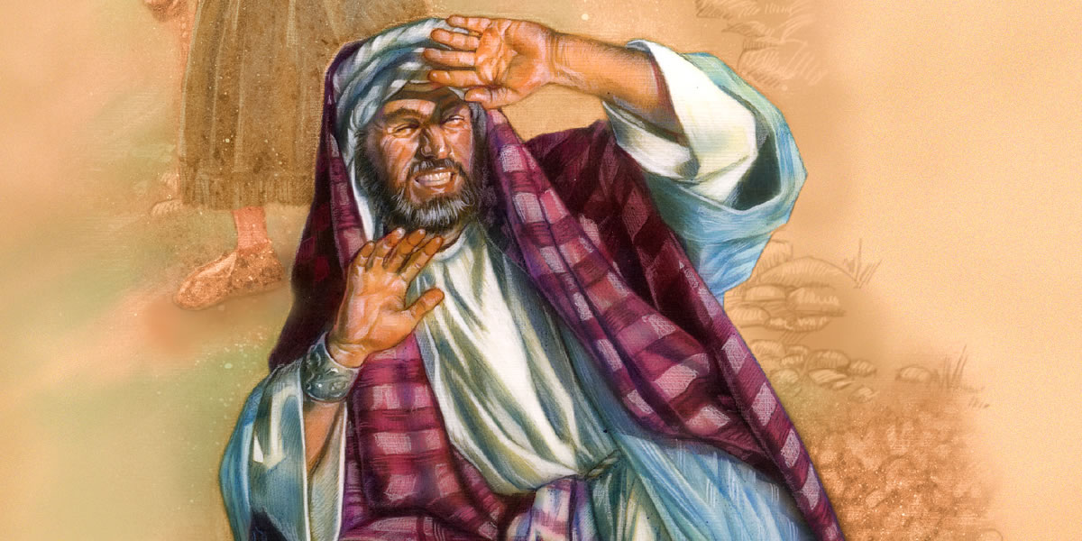 Saul is blinded by a bright light from heaven