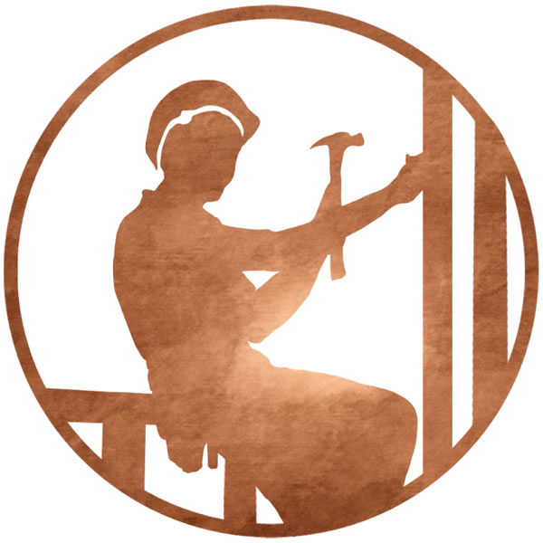 A person doing construction work