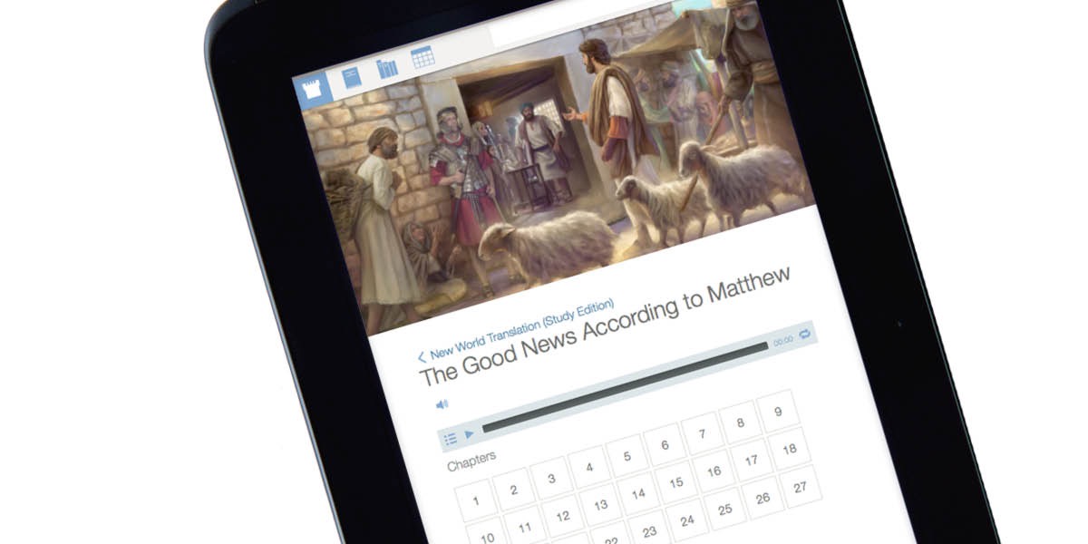 The Gospel of Matthew in the online study edition of the New World Translation