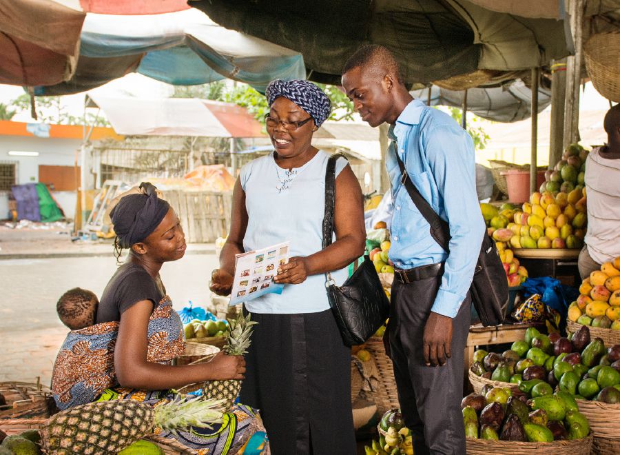 Preaching in a market