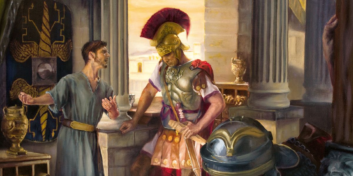 Paul’s nephew talks to a military commander