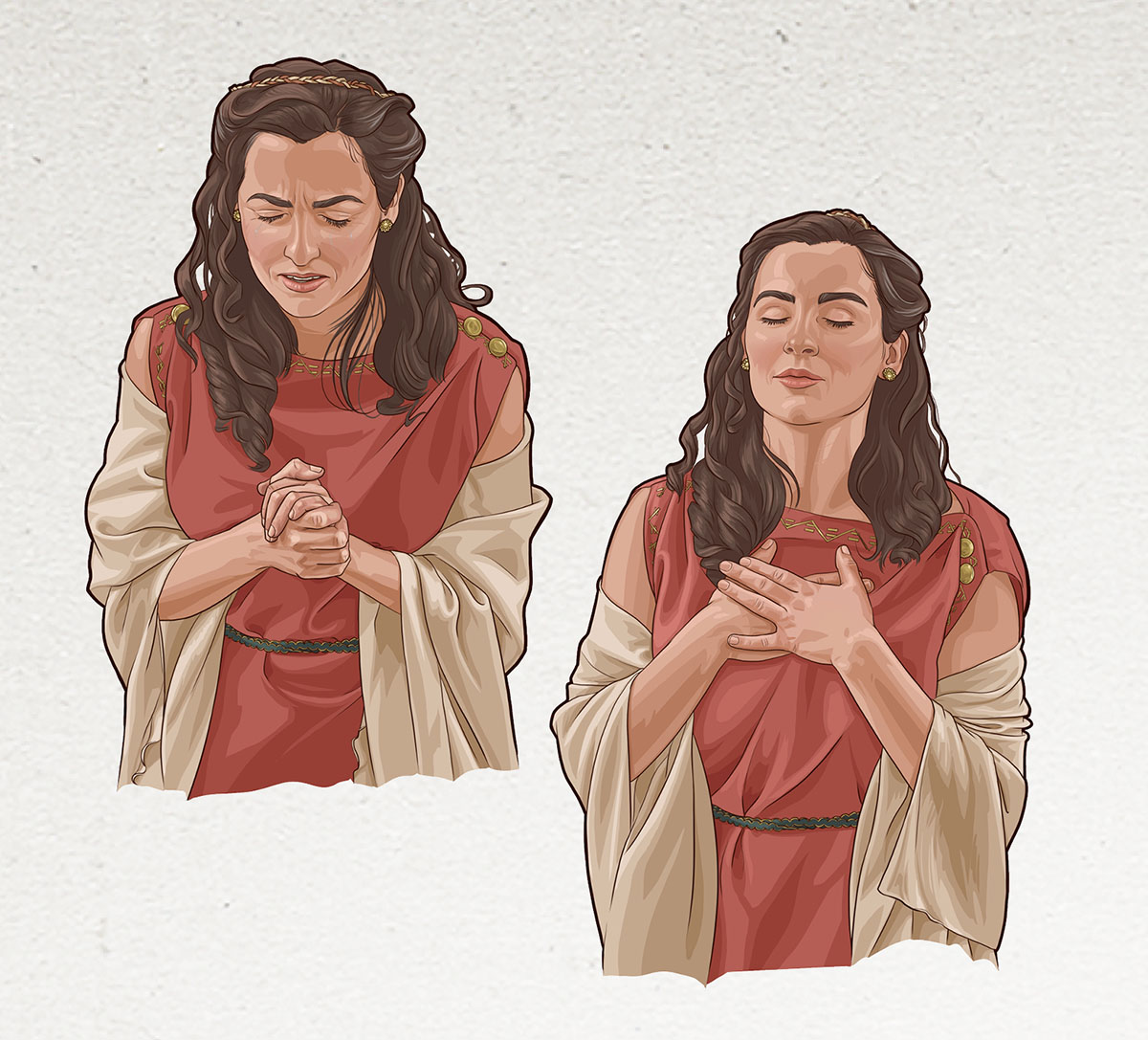 A sister prays and then feels calm