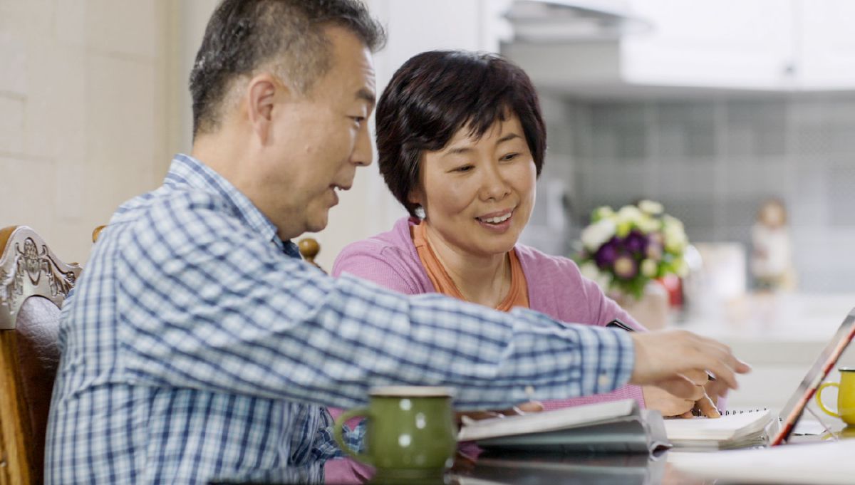 A couple discuss charitable planning