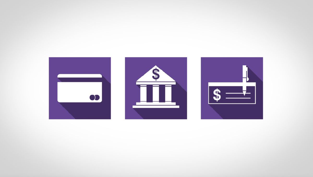 Icons for donation methods