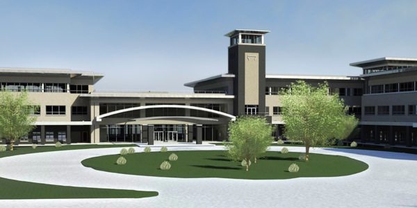 Artist’s rendering of world headquarters at Warwick, New York