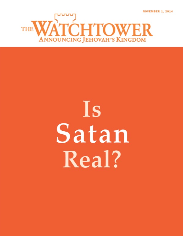 Cover of the Watchtower Magazine, November 2014 | Is Satan Real?