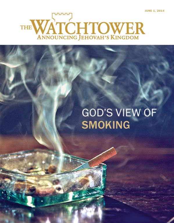 Cover of the Watchtower Magazine, June 2014 | God’s View of Smoking