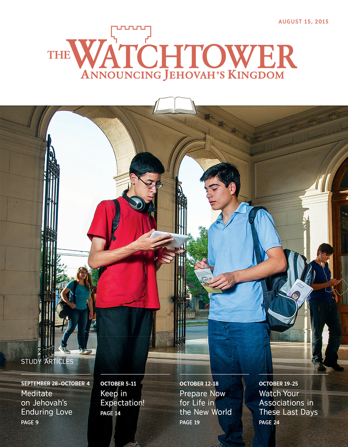 Cover of the Watchtower Study Edition, August 15, 2015