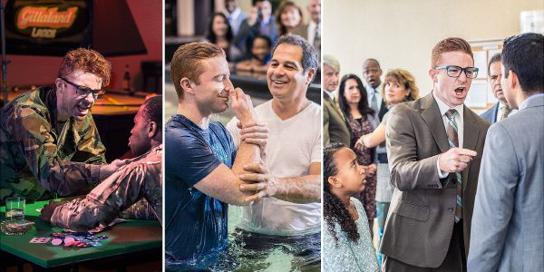 A man violently argues while gambling, gets baptized, but later shouts at another brother in the Kingdom Hall