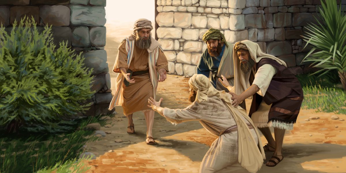 An unintentional manslayer arrives at a city of refuge