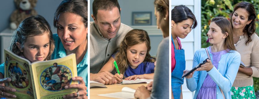 As a girl grows up, her parents read to her, study with her, and take her in the field ministry