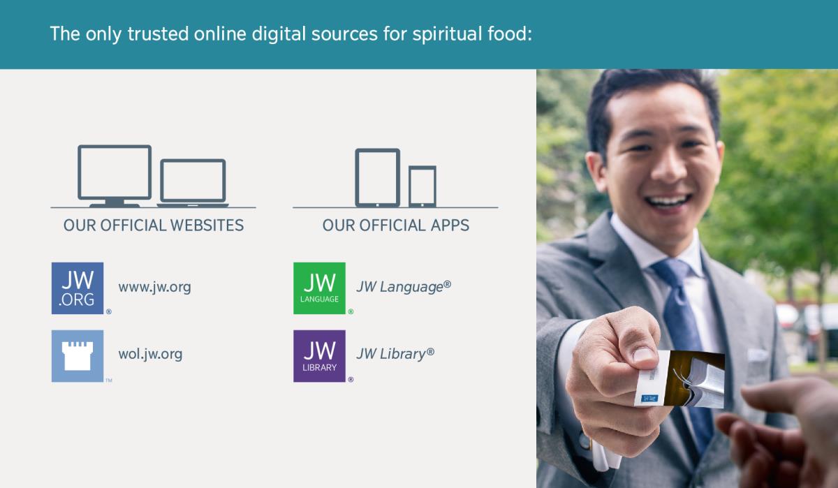 Jehovah’s Witnesses’ official websites and apps