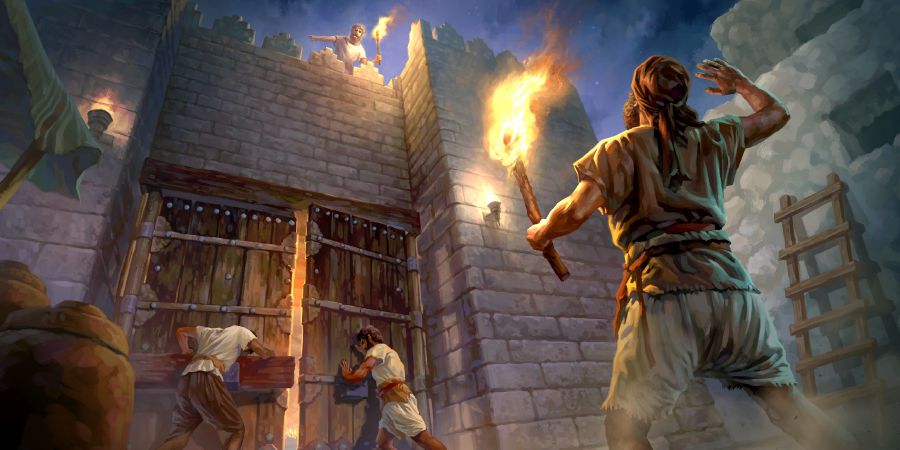 Watchmen in Bible times spot a threat and gatekeepers close the city gates