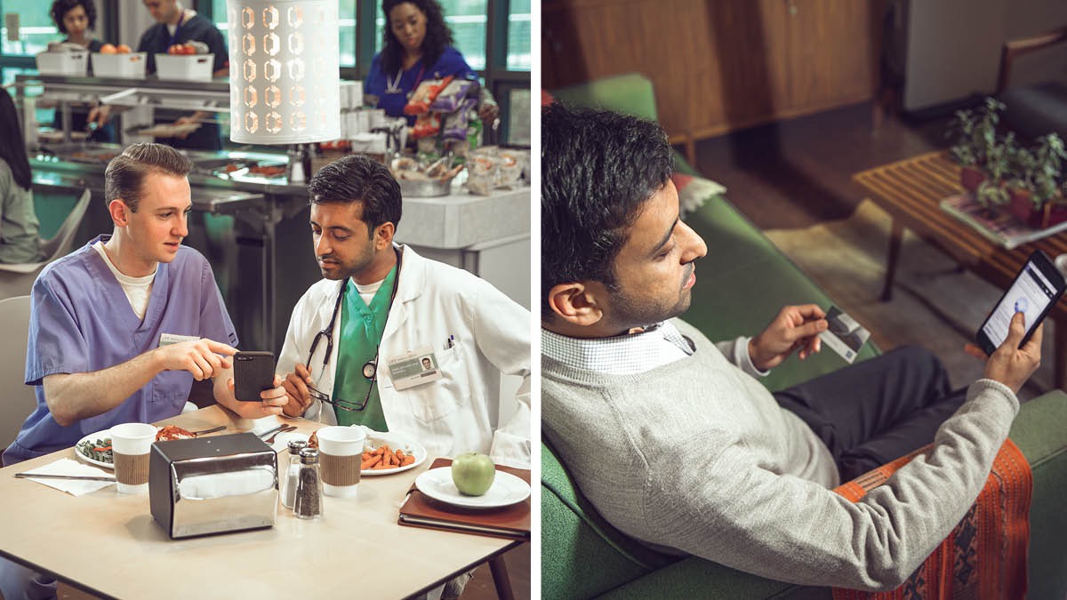 A brother witnesses to a fellow hospital worker; the worker later explores our Online Bible Study Lessons