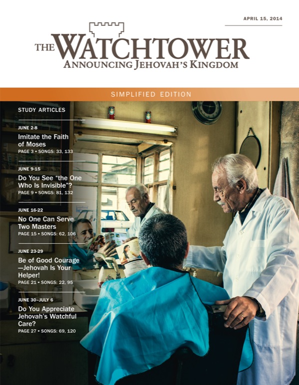 Watchtower Simplified Edition, April 15, 2014