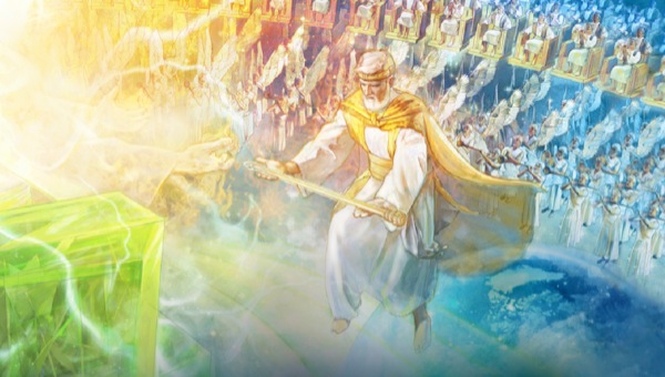 Jesus handing over the Kingdom to God