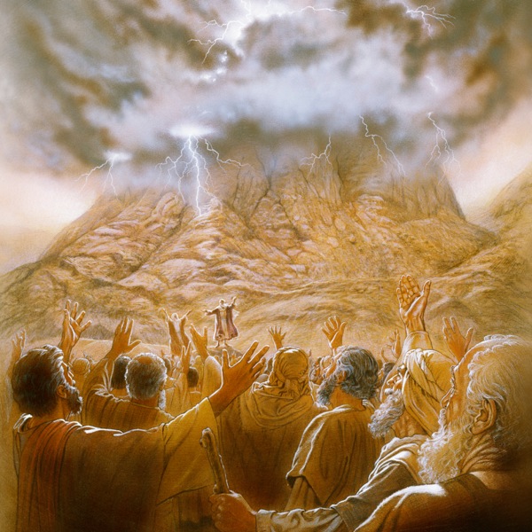 God concludes the Law covenant at Mount Sinai with the nation of Israel