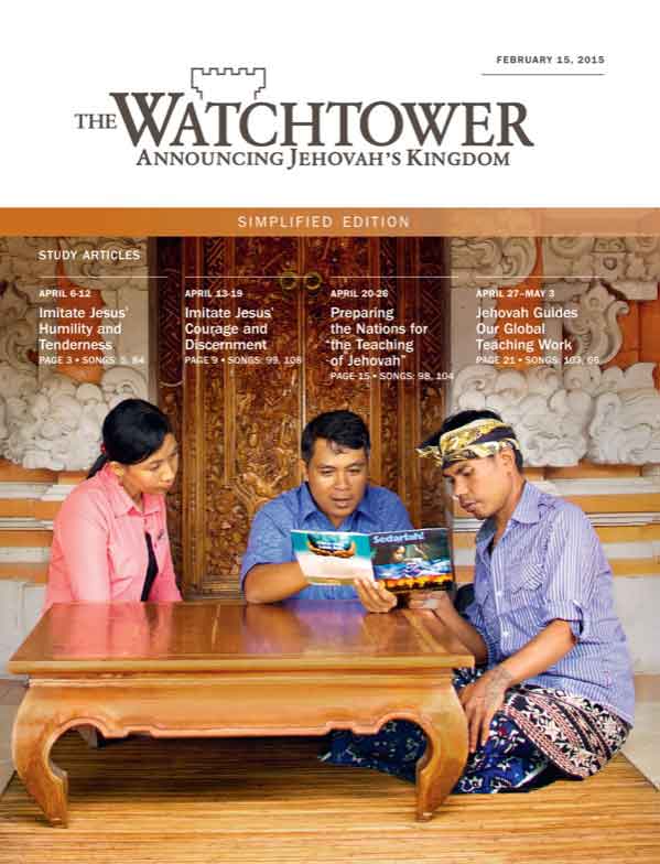 Cover of the Watchtower Simplified Edition, February 15, 2015