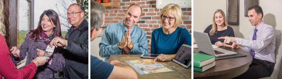 Faye and James Markin; Jerry and Evelyn Markin; Shannan and Steve Markin
