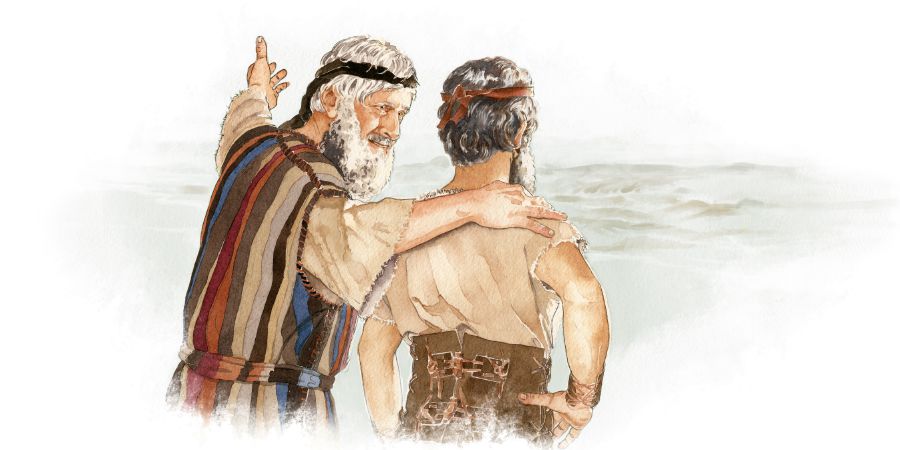 Moses commissions Joshua