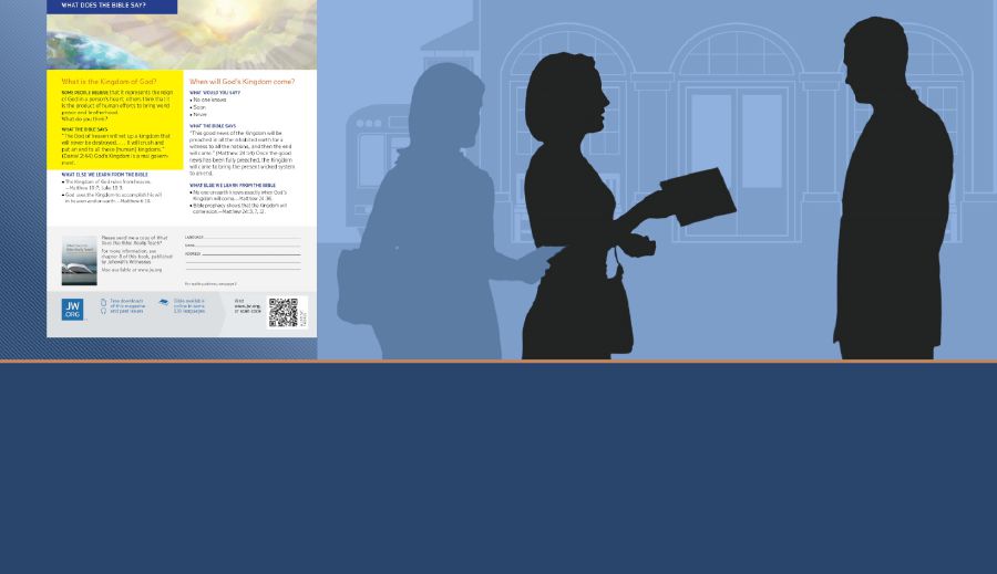 A video sample field service presentation in the Apply Yourself to the Field Ministry section of the midweek meeting