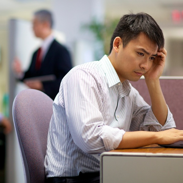 Un japonés en el trabajo