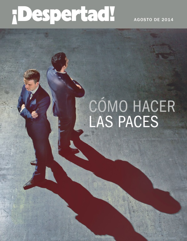 Portada de ¡Despertad!, agosto de 2014 | Cómo hacer las paces