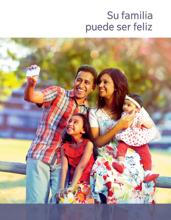 Portada del folleto Su familia puede ser feliz