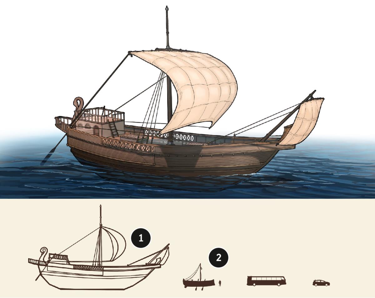 Barco mercante del siglo primero