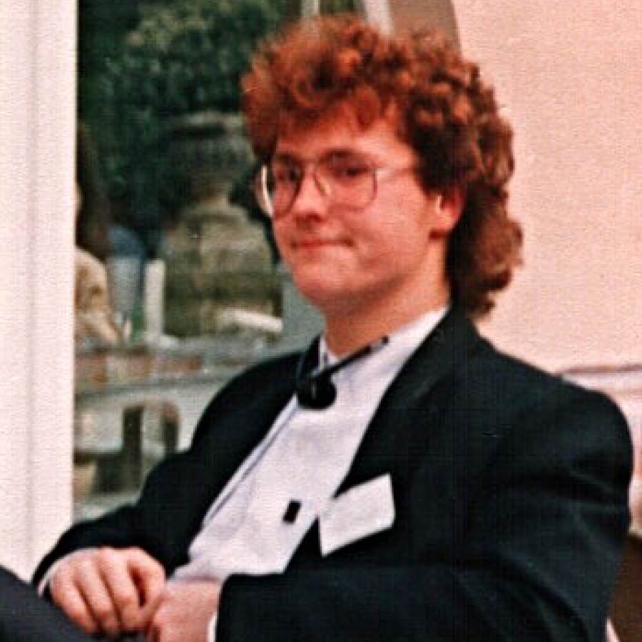 Andreas Golec cuando era joven