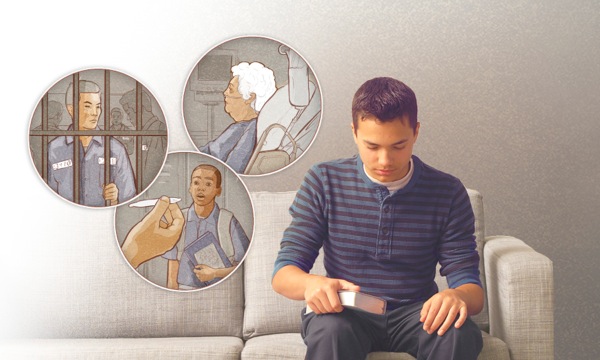 Un joven cristiano le pide a Jehová que ayude a los hermanos