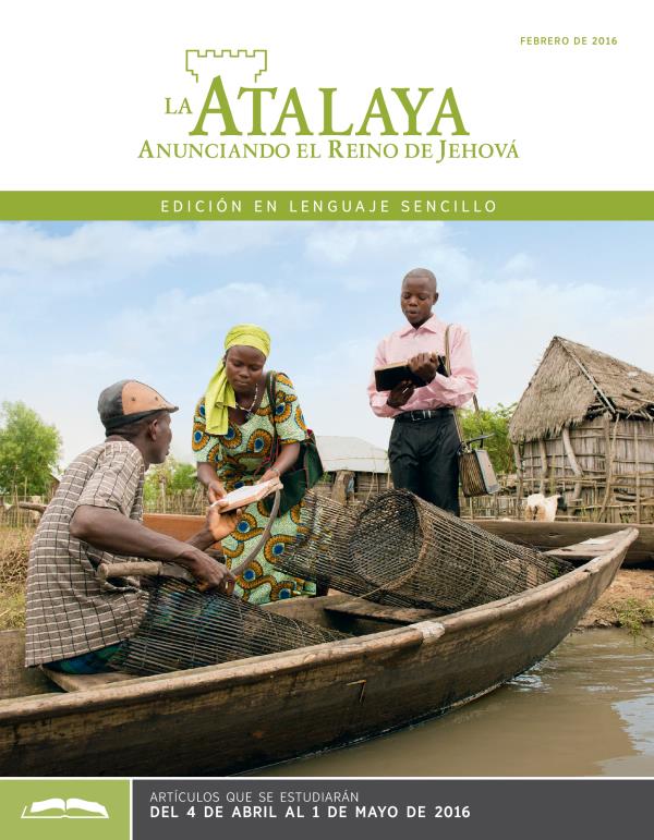 La Atalaya en lenguaje sencillo de febrero de 2016