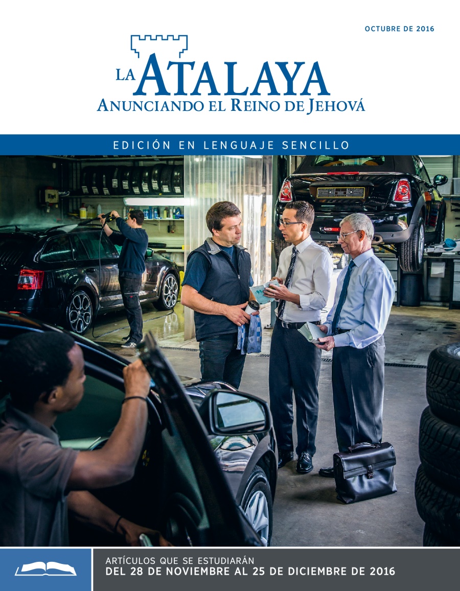 Portada de La Atalaya en lenguaje sencillo de octubre de 2016