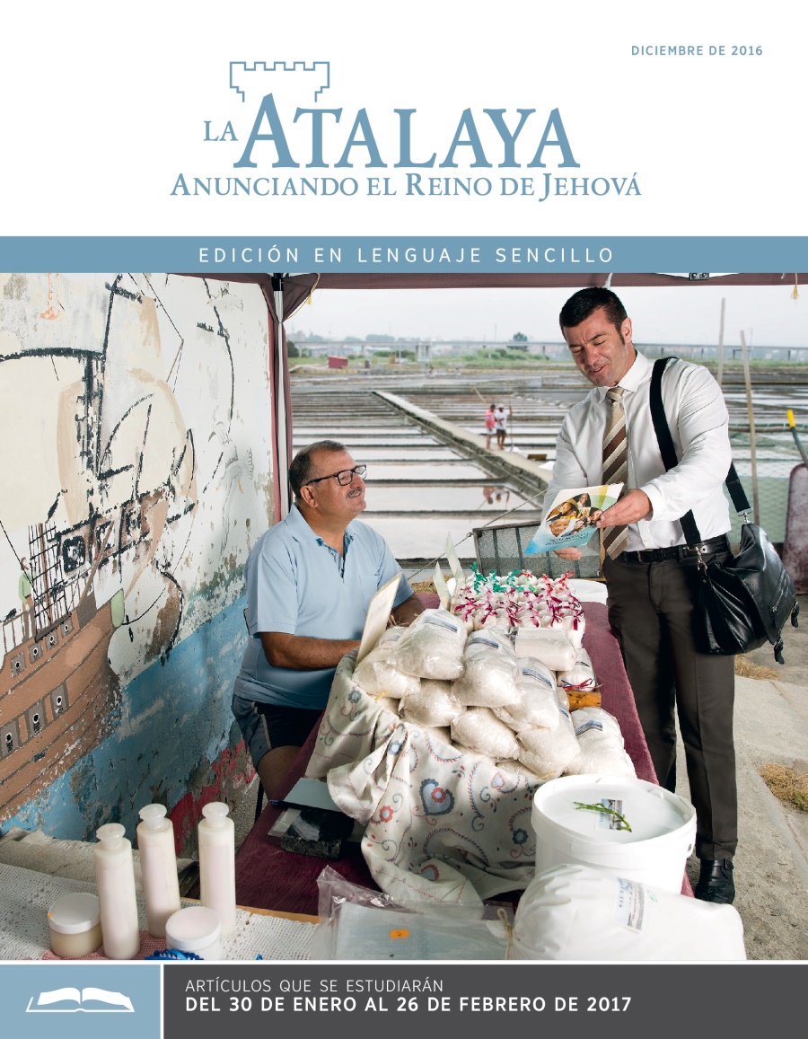 Portada de La Atalaya en lenguaje sencillo de diciembre de 2016