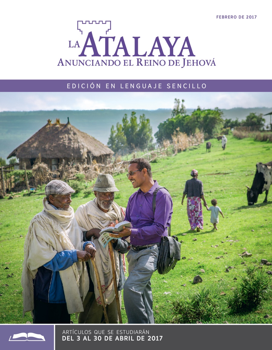 Portada de La Atalaya en lenguaje sencillo de febrero de 2017