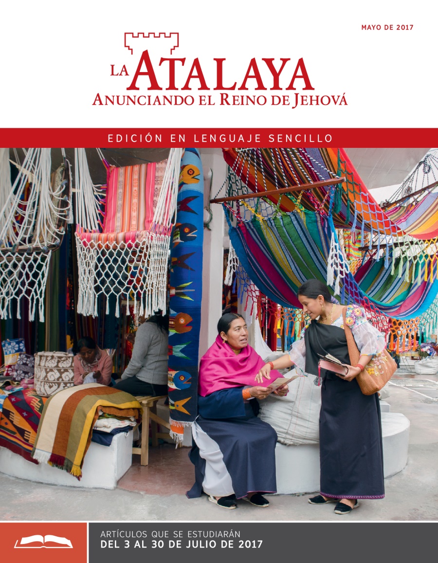 Portada de La Atalaya en lenguaje sencillo de mayo de 2017