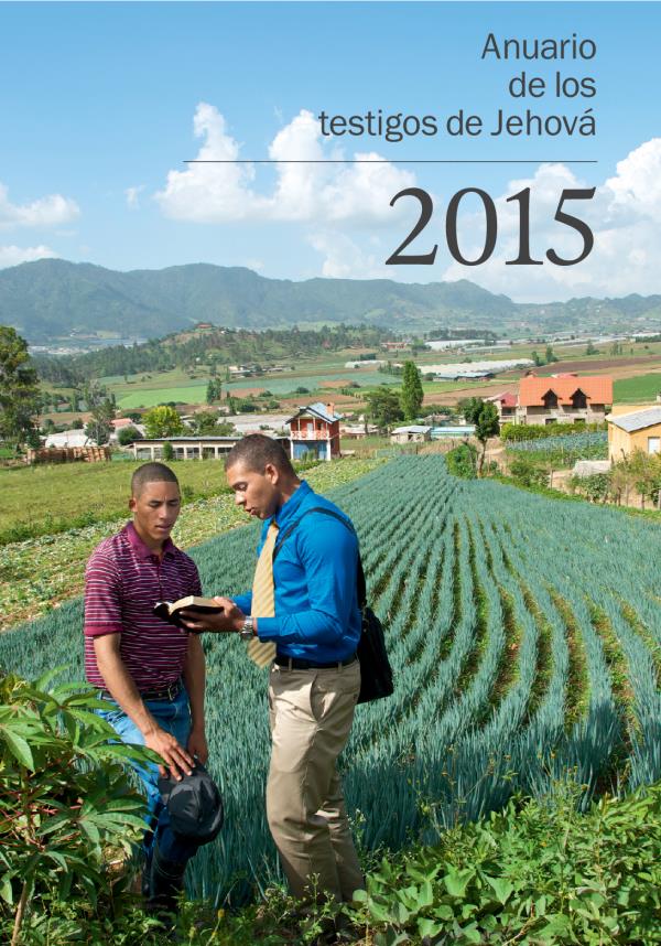 Portada del Anuario de los testigos de Jehová 2015
