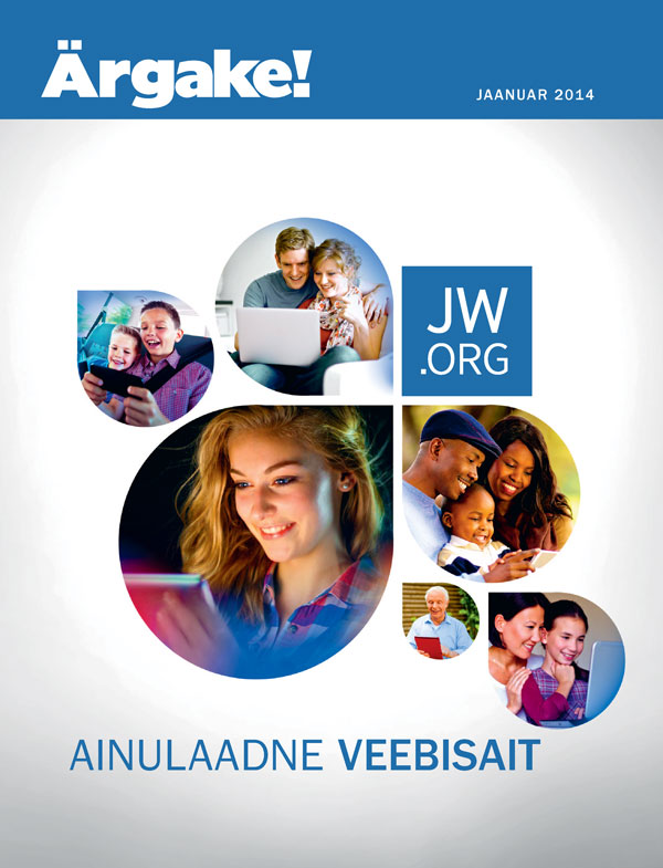 Erinevad inimesed, nii noored kui ka vanad, vaatamas veebisaiti jw.org