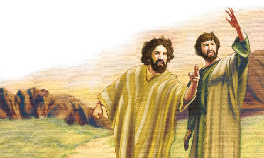 Apostlid Jakoobus ja Johannes on vihased