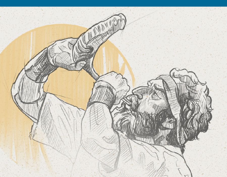 Vahimees puhub sarve.