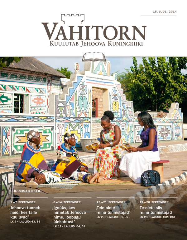 Vahitorni uurimisväljaande kaas, 15.07.2014