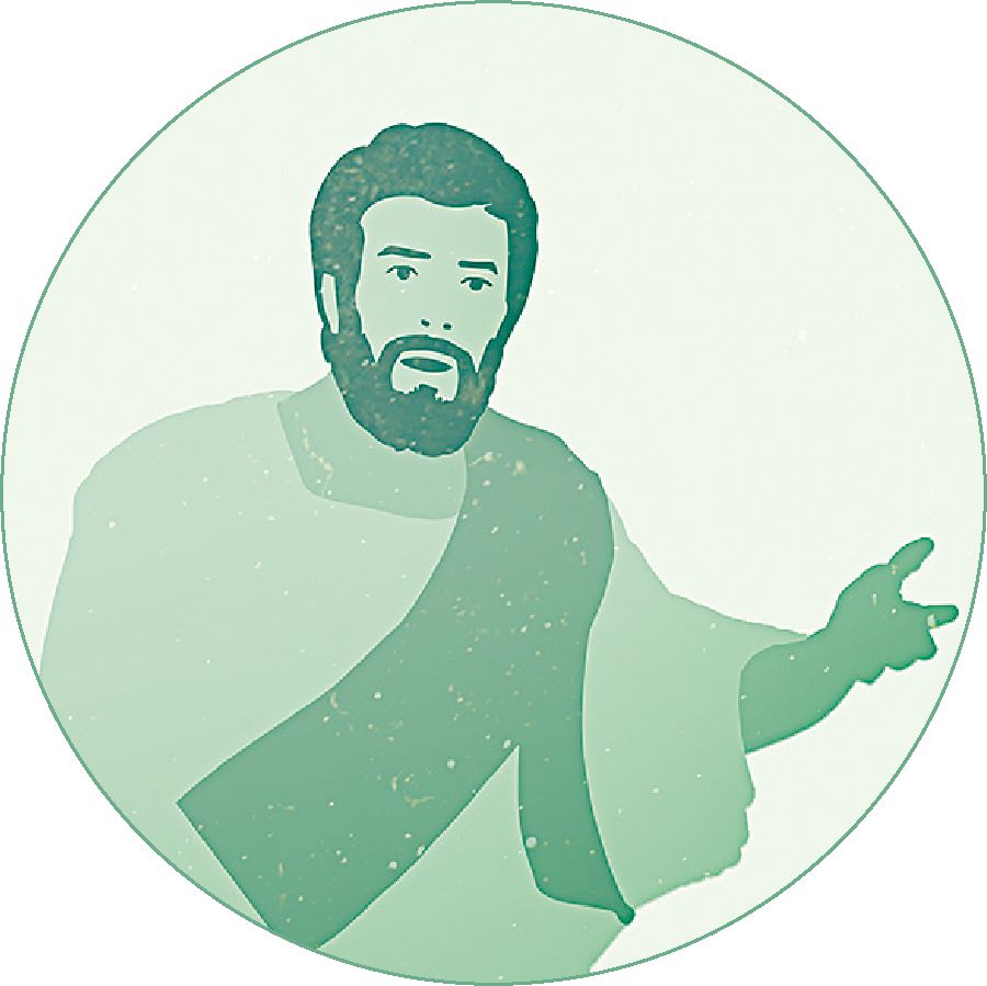 عيسی در حال تعليم دادن