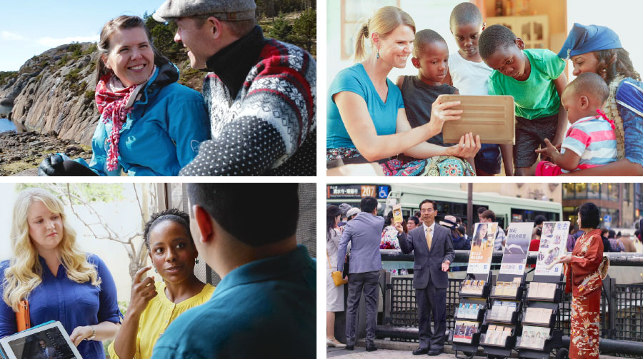 فارغ‌التحصيلان دورهٔ آموزشی بشارت‌دهندگان در ناميبيا،‏ نروژ،‏ آمريكا و ژاپن خدمت می‌كنند