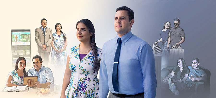 زوجی به اين فكر می‌كنند كه زندگی‌شان وقتی كه خيلی وقت برای تماشای تلويزيون و خريد می‌گذاشتند،‏ چگونه بود و آن را با زندگی حالشان مقايسه می‌كنند كه در خدمت موعظه مشغولند و پرستش خانوادگی دارند