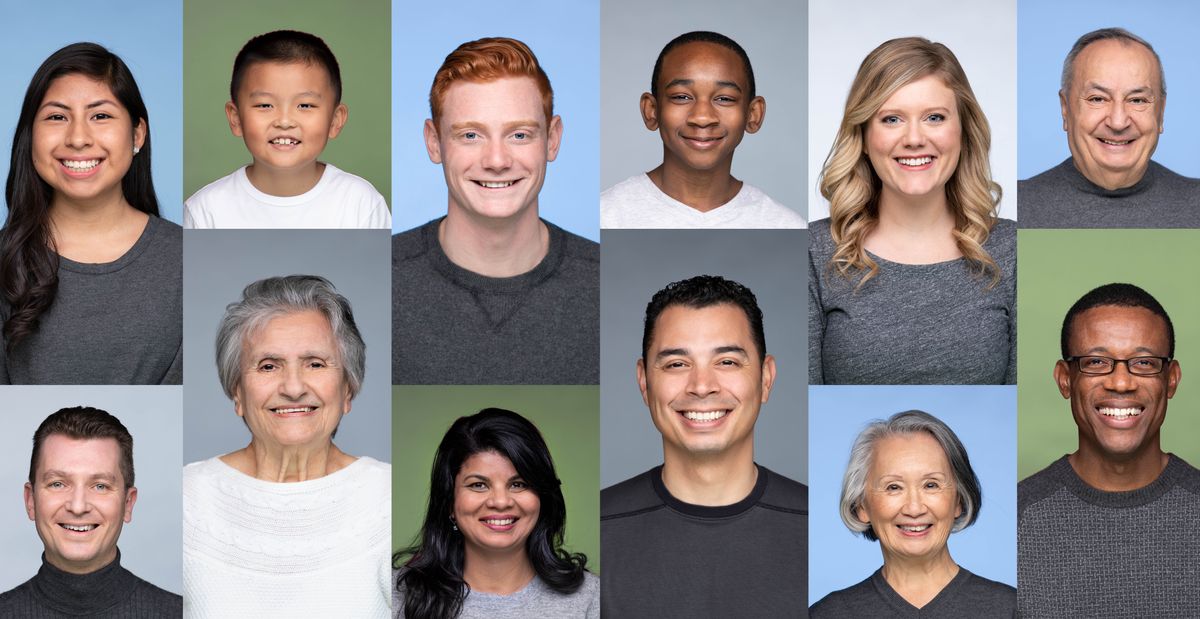 تصاویری از خواهران و برادران با سن‌وسال و نژادهای مختلف