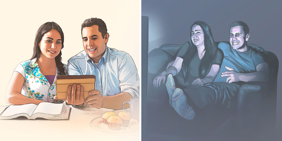 مطالعهٔ کتاب مقدّس بجای تفریحات ناسالم