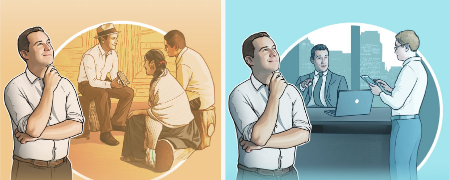 برادری به آیندهٔ شغلی‌اش فکر می‌کند؛‏ برادری به خدمت تمام‌وقت فکر می‌کند