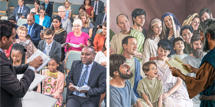 جماعتی مسیحی در قرن اول و جماعتی مسیحی در زمان ما با خواندن نامه‌های الهامی رسولان تشویق می‌شوند